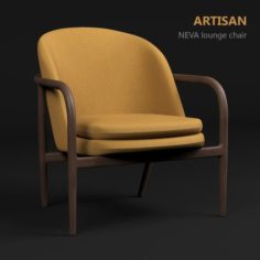 Artisan – NEVA lounge chair 3D Model