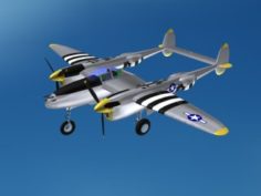 P38J 3D Model