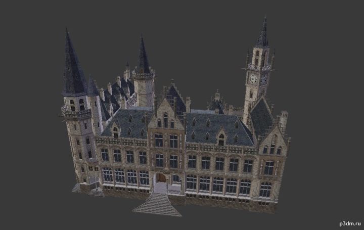 Town hall 3D Model