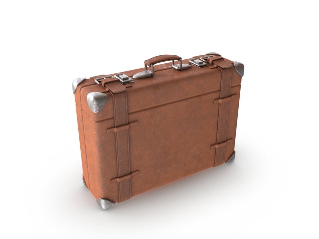 Realistic Suitcase 3D Model