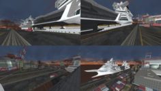 Cruise Terminal 3D Model