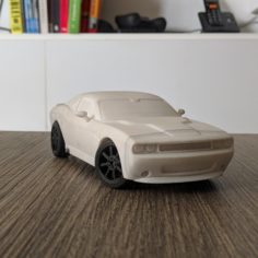 Dodge Challenger Body for OpenZ 1:28 RC Chassis V3b 3D Print Model
