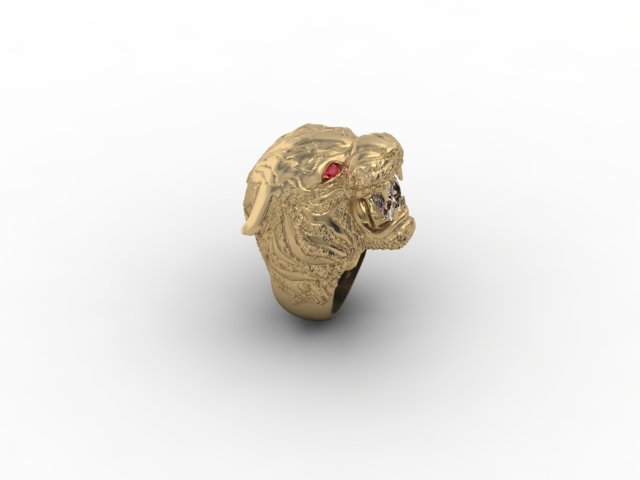 Jewellery carrera lion 3D Model
