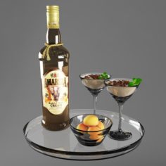 Liquor Amarula 3D Model