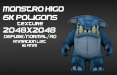 Monstro Higo Animations-Riggs-Unity files 3D Model
