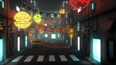 China town 3D Model