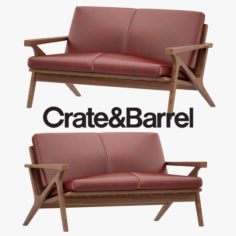 CrateBarrel Cavett Armchair 3D Model