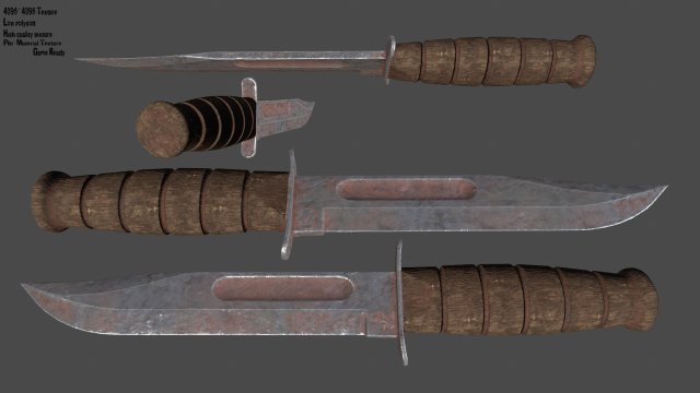 Knife 3D Model