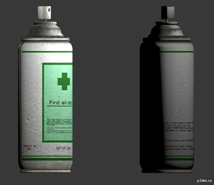 First Aid Spray 3D Model