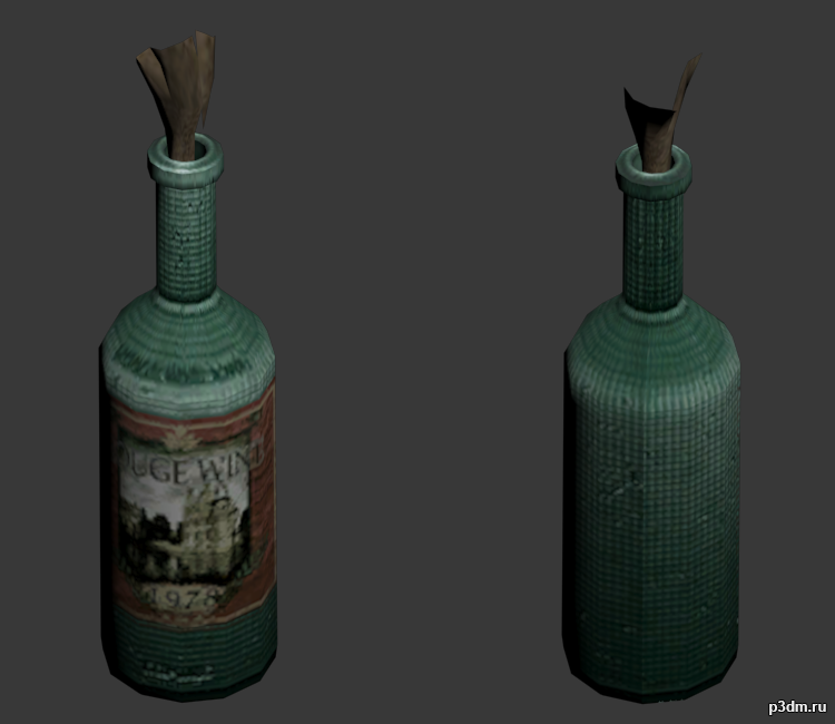 Molotov Cocktail 3D Model
