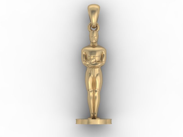 Oscar statue 3D Model