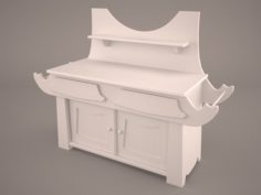 Concept bathroom furniture 3D Model