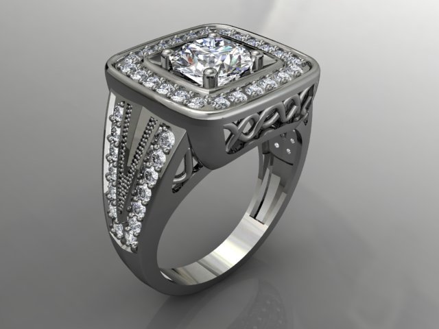 Jewellery ring 3D Model