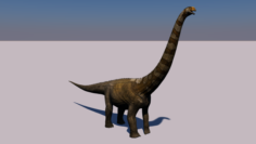 Puertasaurus dinosaur 3D Model