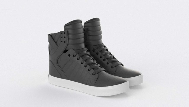 Supra Skytop 1 Shoes 3D Model