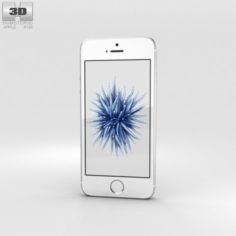 Apple iPhone SE Silver 3D Model