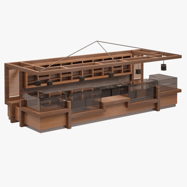 Bar Set 07 3D Model