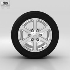 Ford Ranger Wheel 17 inch 001 3D Model