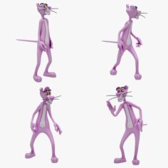 Pink Panther 4 ANIMATION 3D Model
