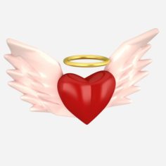 Heart Angel 3D Model