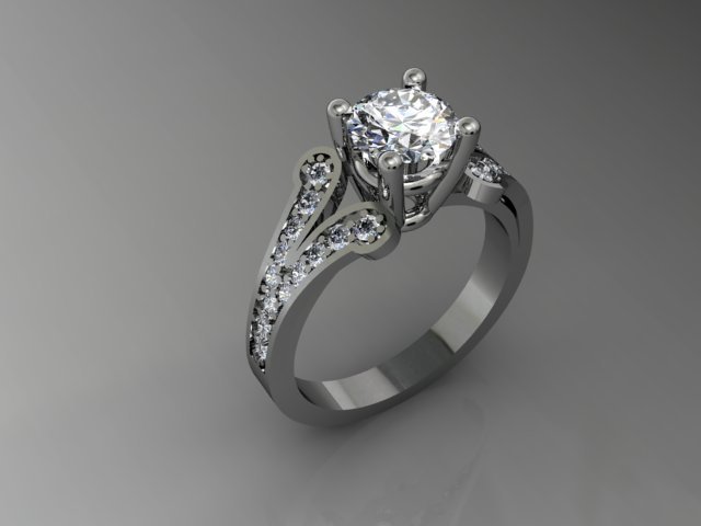 Jewellery ring 3D Model