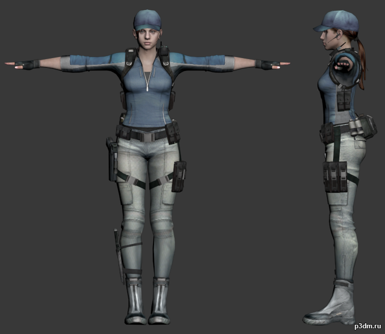 Jill Valentine (STARS) 3D Model