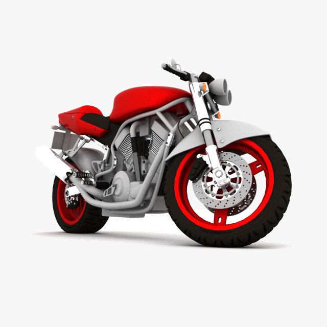 Motorcycle 3D Model