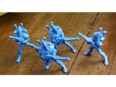 Space Elf Protective Troops 3D Print Model