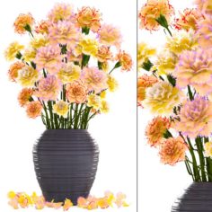 Bouquet of flowers Carnation 3D Model
