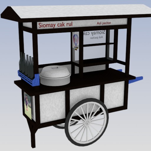 siomay cart						 Free 3D Model