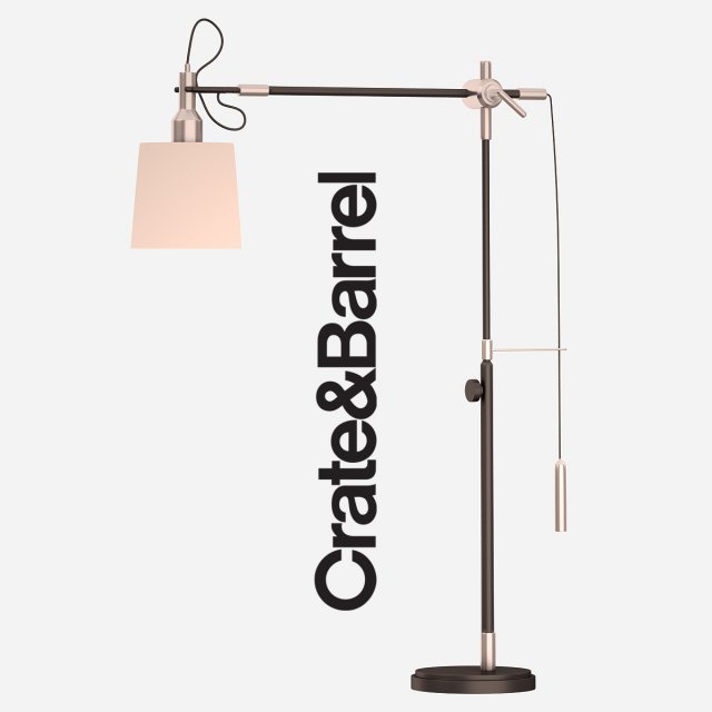 CrateBarrel Sylvester Floor Lamp 3D Model