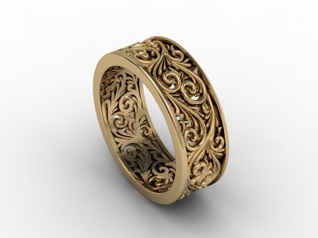 Jewellery ring wedding 3D Model