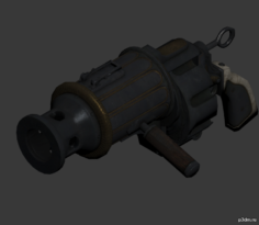 Volley Gun 3D Model