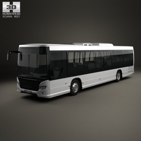 Scania Citywide LE Bus 2011 3D Model