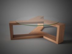 Coffee Table Triqueta 3D Model