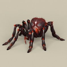 Game Ready Fantasy Spider 3D Model