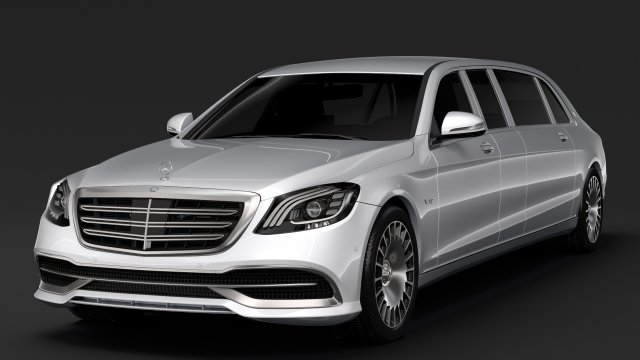 Mercedes Maybach S 650 Pullman VV222 2018 3D Model