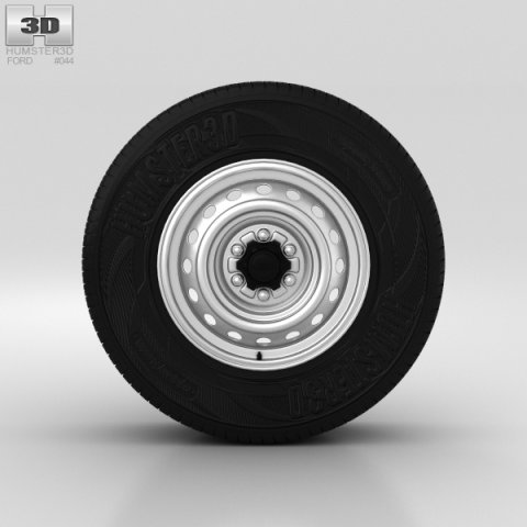 Ford Ranger Wheel 16 inch 001 3D Model