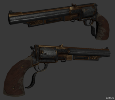 Hand Cannon 3D Model