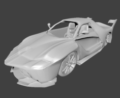 Ferrari fxx k 3D Model