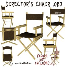 Directors Chair 3D Object 3D Model