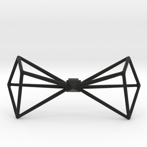 Geometric Bow Tie 3D Print Model