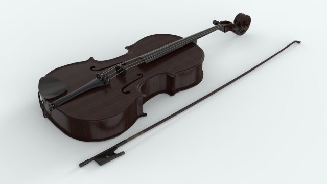 Violin 3D Model