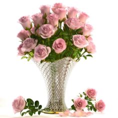 Bouquet of roses 3D Model