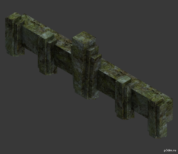 Facade Center Cap 3D Model
