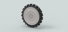 Wheel from swamp buggy 3D Model
