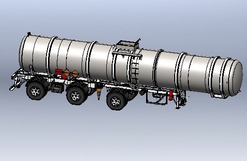 SR TANQUE AI CIL 2120 x 45000L 3 ED-Oil and gas storage tanker 2120 x 45000L 3D Model