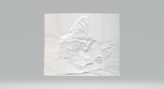 Lithophane Cat 3D Model