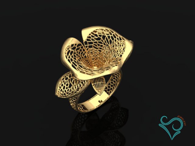 Golden ring STL for 3d printing 3D print model 3D Model