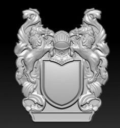 Coat of arms 3D Model